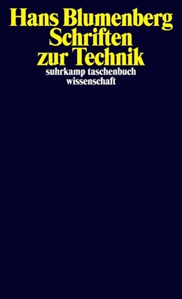 Abbildung von Blumenberg / Schmitz | Schriften zur Technik | 1. Auflage | 2015 | beck-shop.de