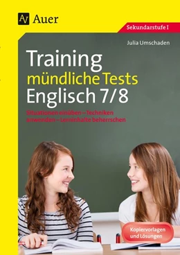 Abbildung von Umschaden | Training mündliche Tests Englisch 7-8 | 1. Auflage | 2015 | beck-shop.de