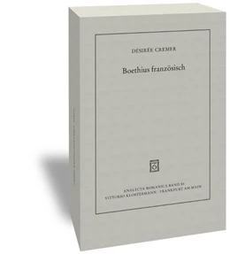 Abbildung von Cremer | Boethius französisch | 1. Auflage | 2015 | 85 | beck-shop.de