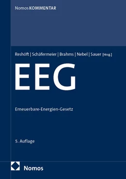 Abbildung von Reshöft / Schäfermeier (Hrsg.) | EEG | 5. Auflage | 2025 | beck-shop.de