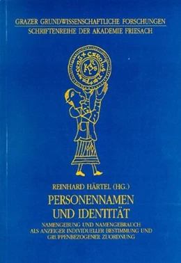 Abbildung von Härtel | Personennamen und Identität | 1. Auflage | 1997 | beck-shop.de
