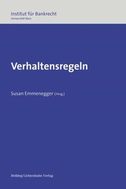 Abbildung von Emmenegger | Verhaltensregeln | 1. Auflage | 2015 | beck-shop.de