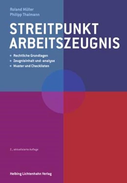 Abbildung von Müller / Thalmann | Streitpunkt Arbeitszeugnis | 2. Auflage | 2016 | beck-shop.de