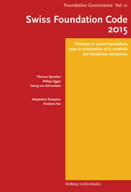 Abbildung von Sprecher / Egger | Swiss Foundation Code 2015 | 1. Auflage | 2015 | Volume 12 | beck-shop.de