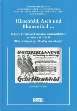 Abbildung von Schreiber | Hirschfeld, Asch und Blumenthal... | 1. Auflage | 2015 | beck-shop.de