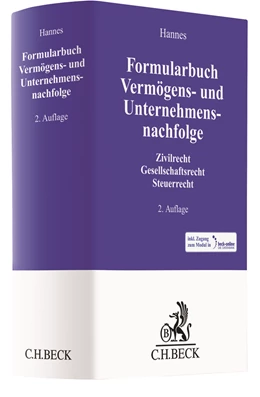 Abbildung von Hannes | Formularbuch Vermögens- und Unternehmensnachfolge | 2. Auflage | 2017 | beck-shop.de