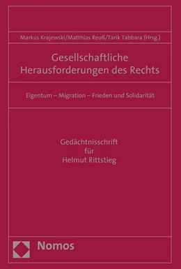 Abbildung von Krajewski / Reuß | Gesellschaftliche Herausforderungen des Rechts | 1. Auflage | 2015 | beck-shop.de