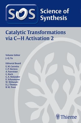 Abbildung von Yu | Science of Synthesis: Catalytic Transformations via C-H Activation Vol. 2 | 1. Auflage | 2015 | beck-shop.de