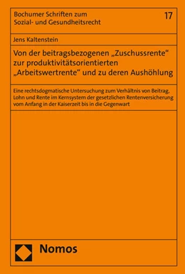 Abbildung von Kaltenstein | Von der beitragsbezogenen 