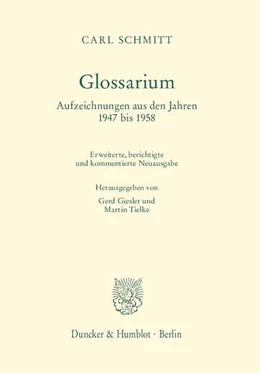 Abbildung von Giesler / Schmitt | Glossarium | 2. Auflage | 2015 | beck-shop.de