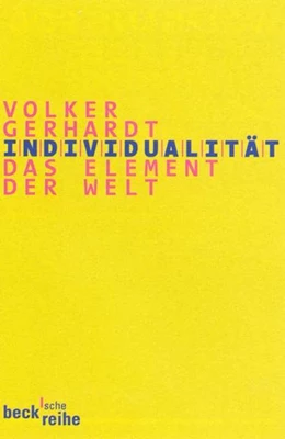 Abbildung von Gerhardt, Volker | Individualität | 1. Auflage | 2000 | 1381 | beck-shop.de