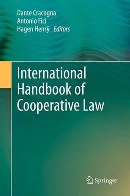 Abbildung von Cracogna / Fici | International Handbook of Cooperative Law | 1. Auflage | 2013 | beck-shop.de