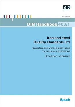 Abbildung von DIN e.V. | Iron and steel - Quality standards 3/1 | 6. Auflage | 2016 | 403/1 | beck-shop.de