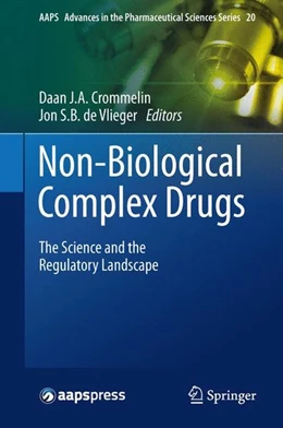 Abbildung von Crommelin / De Vlieger | Non-Biological Complex Drugs | 1. Auflage | 2015 | beck-shop.de