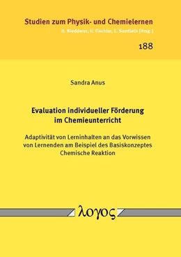 Abbildung von Anus | Evaluation individueller Förderung im Chemieunterricht | 1. Auflage | 2015 | 188 | beck-shop.de