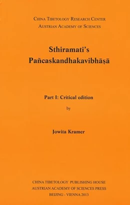 Abbildung von Kramer | Sthiramati`s Pañcaskandhakavibhasa | 1. Auflage | 2014 | 16 | beck-shop.de