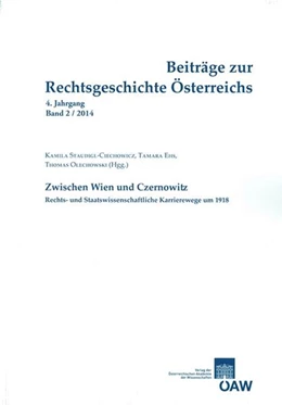 Abbildung von Olechowski / Staudigl-Ciechhowicz | Beiträge zur Rechtsgeschichte Österreichs 4. Jahrgang Band 2/2014 | 1. Auflage | 2015 | 4/2 | beck-shop.de