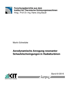 Abbildung von Schwitzke | Aerodynamische Anregung resonanter Schaufelschwingungen in Radialturbinen | 1. Auflage | 2015 | 61/2015 | beck-shop.de