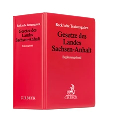 Abbildung von Gesetze des Landes Sachsen-Anhalt Ergänzungsband | 12. Auflage | 2025 | beck-shop.de