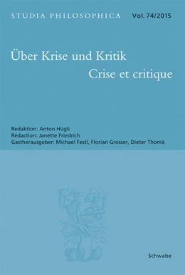 Abbildung von Über Krise und Kritik - Crise et critique | 1. Auflage | 2015 | 74 | beck-shop.de