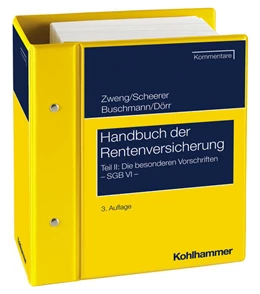 Abbildung von Zweng / Scheerer | Handbuch der Rentenversicherung - SGB VI - Teil II | 1. Auflage | 2024 | beck-shop.de