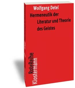 Abbildung von Detel | Hermeneutik der Literatur und Theorie des Geistes | 1. Auflage | 2015 | 80 | beck-shop.de