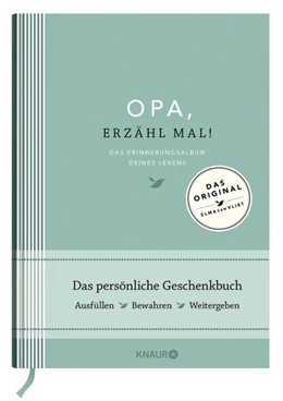 Abbildung von Vliet | Opa, erzähl mal | 1. Auflage | 2016 | beck-shop.de