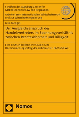 Abbildung von Menges | Der Ausgleichsanspruch des Handelsvertreters im Spannungsverhältnis zwischen Rechtssicherheit und Billigkeit | 1. Auflage | 2015 | 66 | beck-shop.de