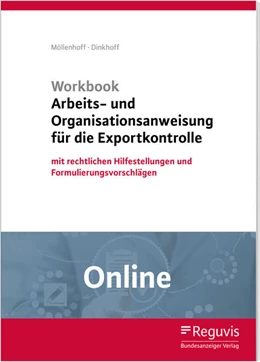 Abbildung von Workbook Arbeits- und Organisationsanweisung für die Exportkontrolle - Online | 1. Auflage | 2018 | beck-shop.de