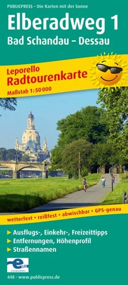 Abbildung von Elberadweg 1, Bad Schandau - Dessau 1 : 50 000 | 6. Auflage | 2015 | beck-shop.de