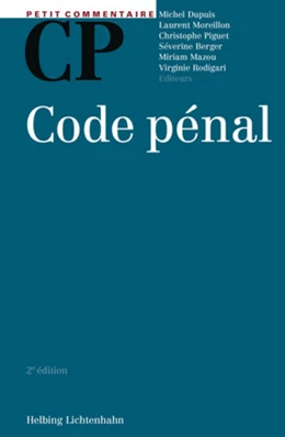 Abbildung von Dupuis / Moreillon | Code pénal: CP | 2. Auflage | 2017 | beck-shop.de