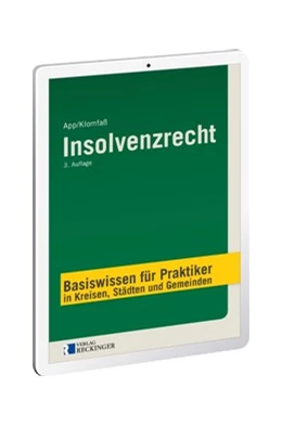 Abbildung von App / Klomfaß | Insolvenzrecht – Digital | 3. Auflage | | beck-shop.de