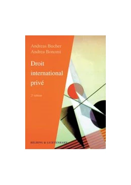 Abbildung von Bucher / Bonomi | Droit international privé | 2. Auflage | 2004 | beck-shop.de
