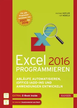 Abbildung von Nebelo / Kofler | Excel 2016 programmieren | 1. Auflage | 2016 | beck-shop.de