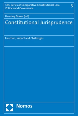 Abbildung von Glaser (Hrsg.) | Constitutional Jurisprudence | 1. Auflage | 2016 | 3 | beck-shop.de