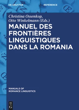 Abbildung von Winkelmann / Ossenkop | Manuel des frontières linguistiques dans la Romania | 1. Auflage | 2018 | 11 | beck-shop.de