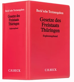 Abbildung von Gesetze des Freistaats Thüringen Ergänzungsband | 13. Auflage | 2025 | beck-shop.de