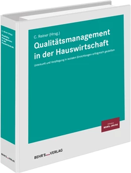 Abbildung von Reiner (Hrsg.) | Qualitätsmanagement in der Hauswirtschaft | 1. Auflage | 2024 | beck-shop.de