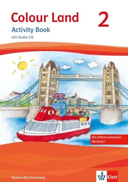 Abbildung von Colour Land. Für den Beginn ab Klasse 1. Ausgabe 2016. Activity Book mit Audio-CD und Bildkarten 2. Schuljahr | 1. Auflage | 2016 | beck-shop.de