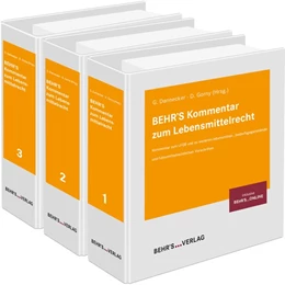Abbildung von Dannecker / Gorny | BEHR'S Kommentar zum Lebensmittelrecht | 1. Auflage | 2025 | beck-shop.de