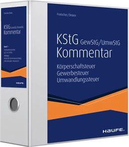 Abbildung von Frotscher / Drüen | Kommentar zum Körperschaft-, Gewerbe- und Umwandlungssteuergesetz plus Onlinezugang: KStG, GewStG, UmwStG | 1. Auflage | 2025 | beck-shop.de