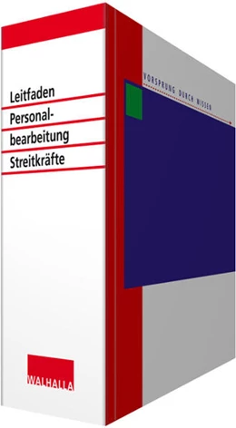 Abbildung von Walhalla Fachredaktion | Leitfaden Personalbearbeitung in den Streitkräften • ohne Aktualisierungsservice | 1. Auflage | 2024 | beck-shop.de