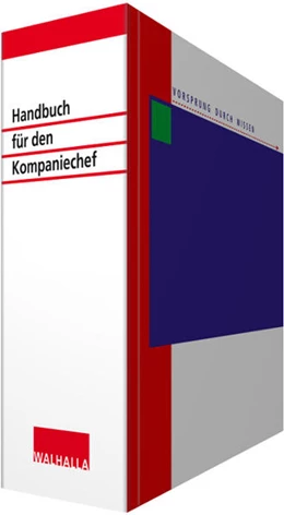 Abbildung von Walhalla Fachredaktion | Handbuch für den Kompaniechef • ohne Aktualisierungsservice | 1. Auflage | 2024 | beck-shop.de