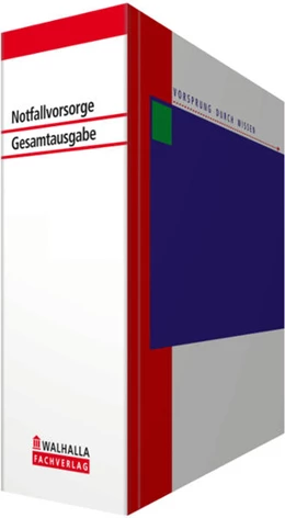 Abbildung von Walhalla Fachredaktion | Notfallvorsorge • ohne Aktualisierungsservice | 1. Auflage | 2024 | beck-shop.de