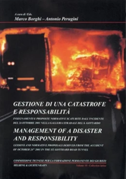 Abbildung von Borghi / Perugini | Gestione di una catastrofe e responsabilità = Management of a disaster and responsibility | 1. Auflage | 2003 | Volume 10 | beck-shop.de