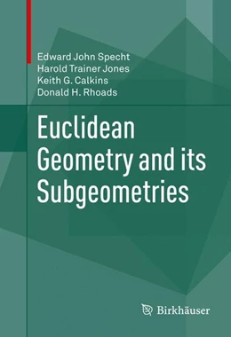 Abbildung von Specht / Jones | Euclidean Geometry and its Subgeometries | 1. Auflage | 2015 | beck-shop.de