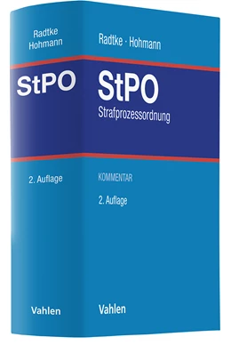 Abbildung von Radtke / Hohmann | Strafprozessordnung: StPO | 2. Auflage | 2025 | beck-shop.de