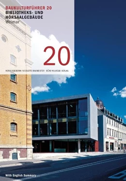 Abbildung von Baumeister | Baukulturführer 20 - Bibliotheks- und Hörsaalgebäude Weimar | 1. Auflage | 2005 | beck-shop.de