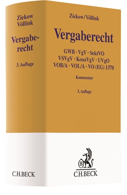 Abbildung von Ziekow / Völlink | Vergaberecht | 3. Auflage | 2018 | beck-shop.de