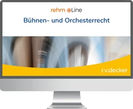 Abbildung von Bühnen- und Orchesterrecht • Online | 1. Auflage | | beck-shop.de